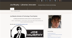 Desktop Screenshot of joemurphylibraryfuture.com